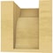Ekena Millwork 6"W x 6"D x 6"H Wide Bryant Rough Cedar Woodgrain TimberThane Corbel, Primed Tan CORUR06X06X06BRYRCPR - alternate 5